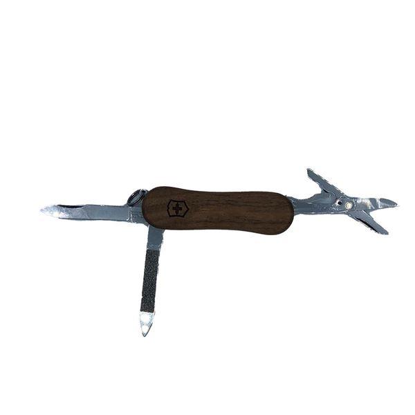 Executive wood lommekniv 65 mm 5 funksj. brun