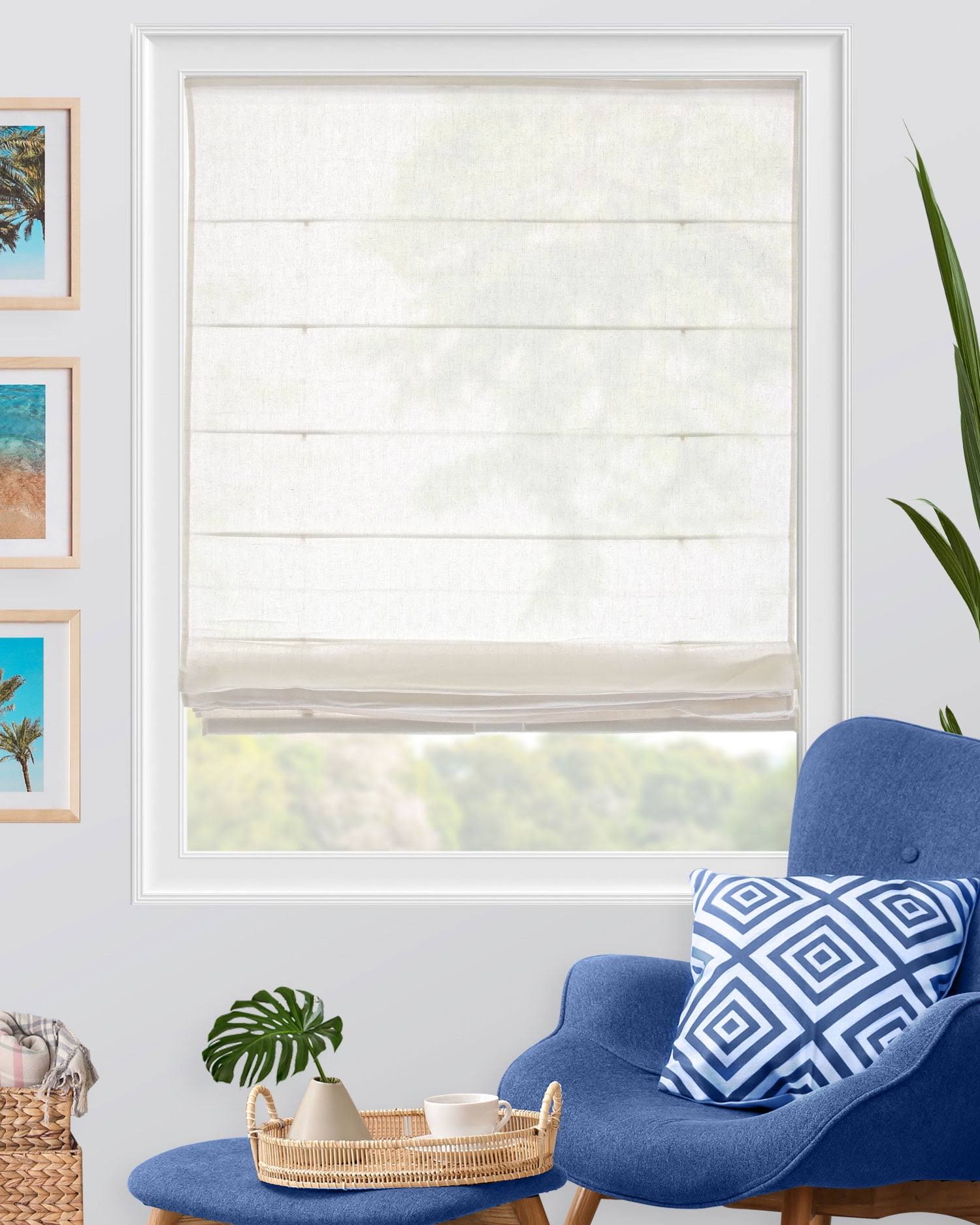 Chicology Cordless Roman Shades, Semi-Sheer - 23