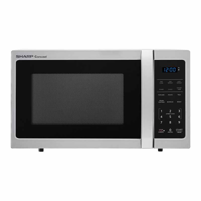 Sharp Countertop Microwave - 0.9 cu. ft. - 900 W - Stainless Steel