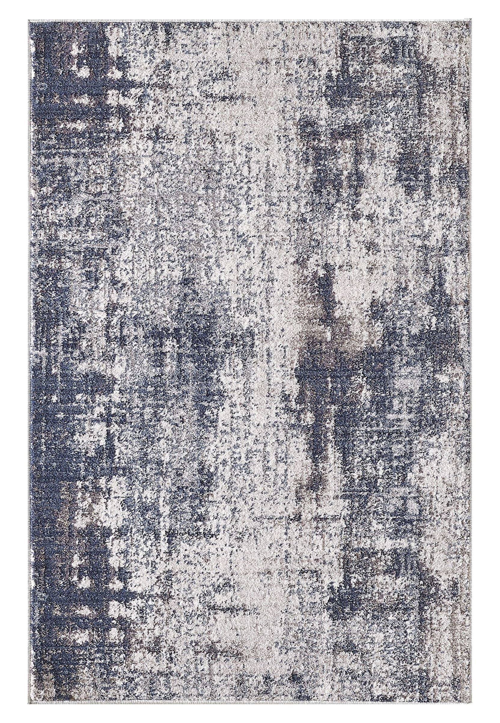 Better Homes & Gardens Navy Abstract Indoor Accent Rug, 30 inch x 46 inch