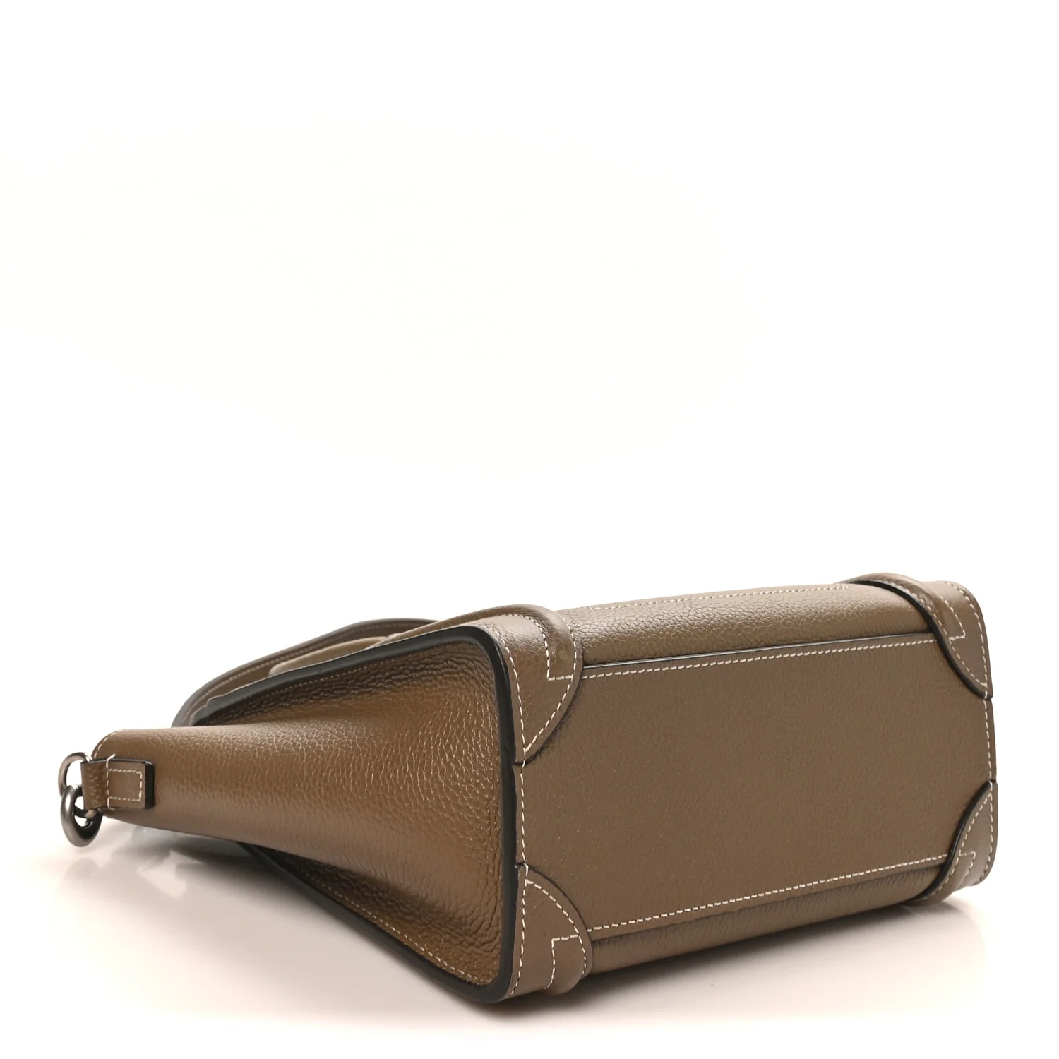 Drummed Calfskin Nano Luggage Souris