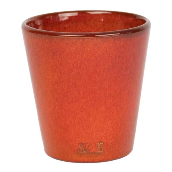Plant blomsterpotte liten 12x12 cm oransje