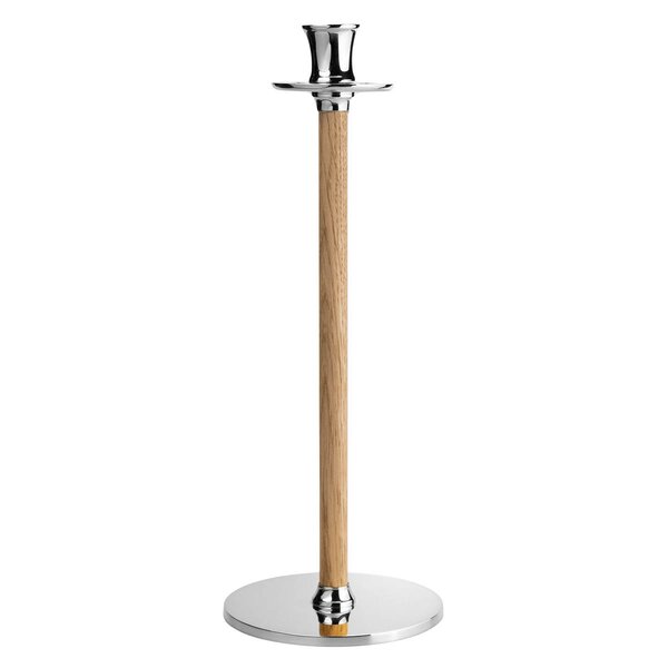 Alto Basso lysestake L 35 cm forniklet messing/eik