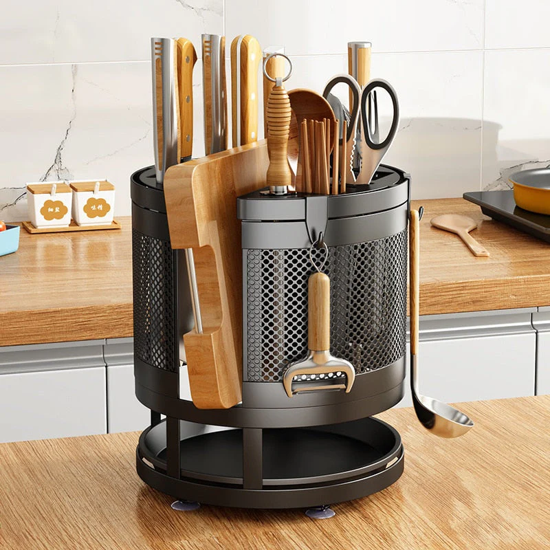 360 Rotating Kitchen Organizer Shelf Box