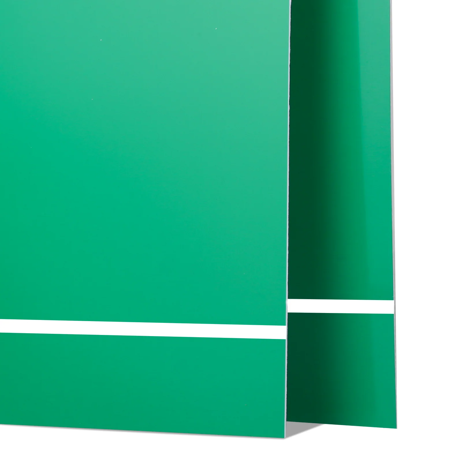 Plaque acrylique bicolore verte à blanche de 1,3 mm (4 pièces)