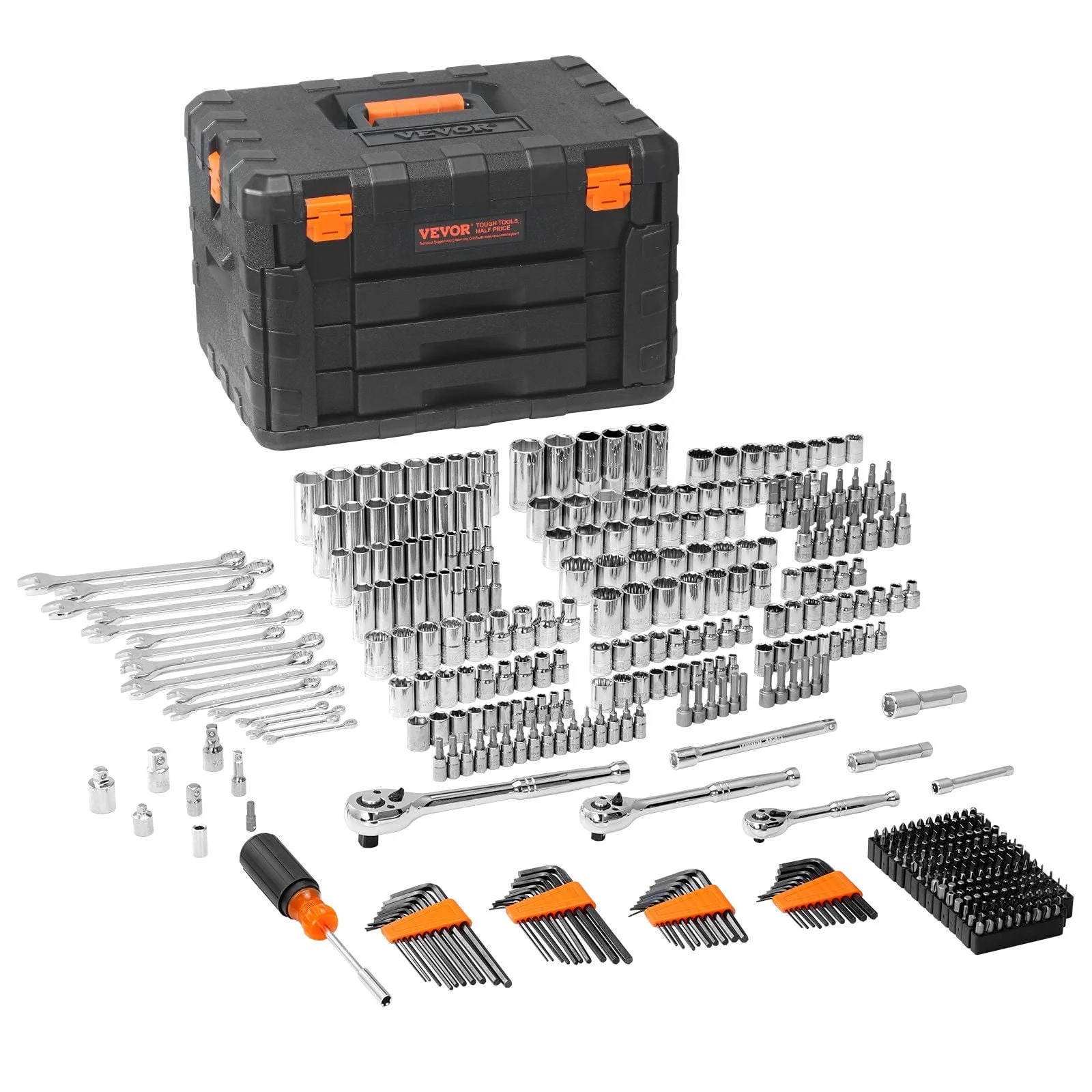 450 - Piece Mechanics Tool Set with 1/4