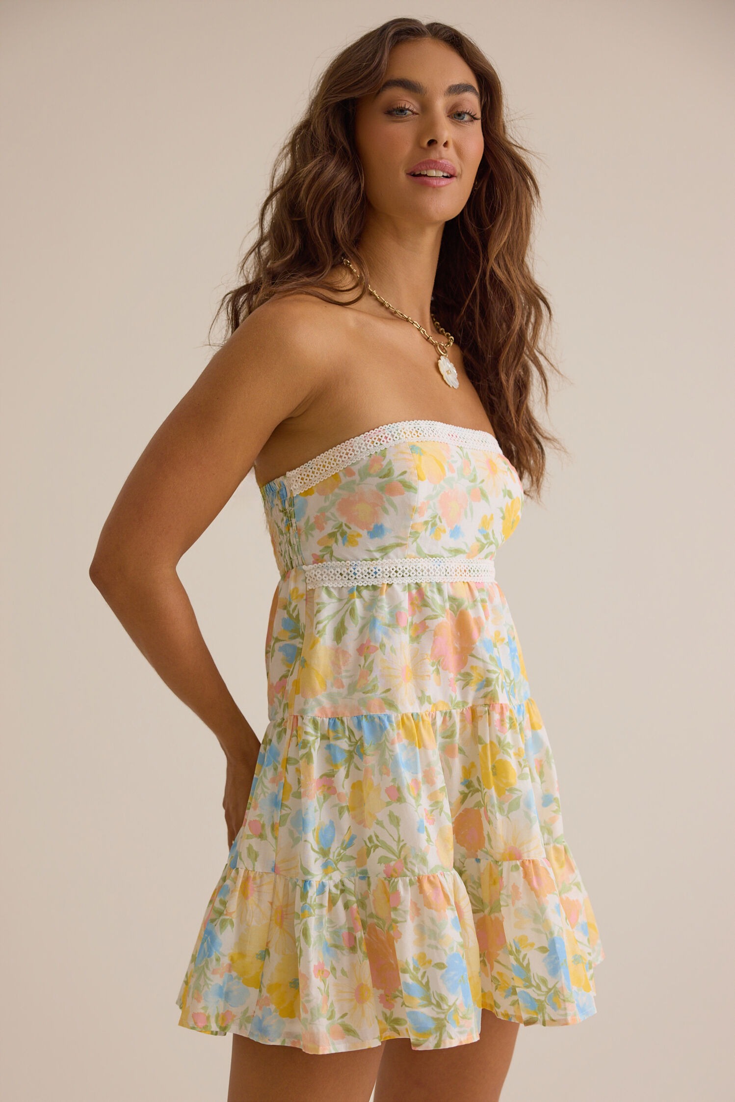 Kaya Tiered Mini Dress