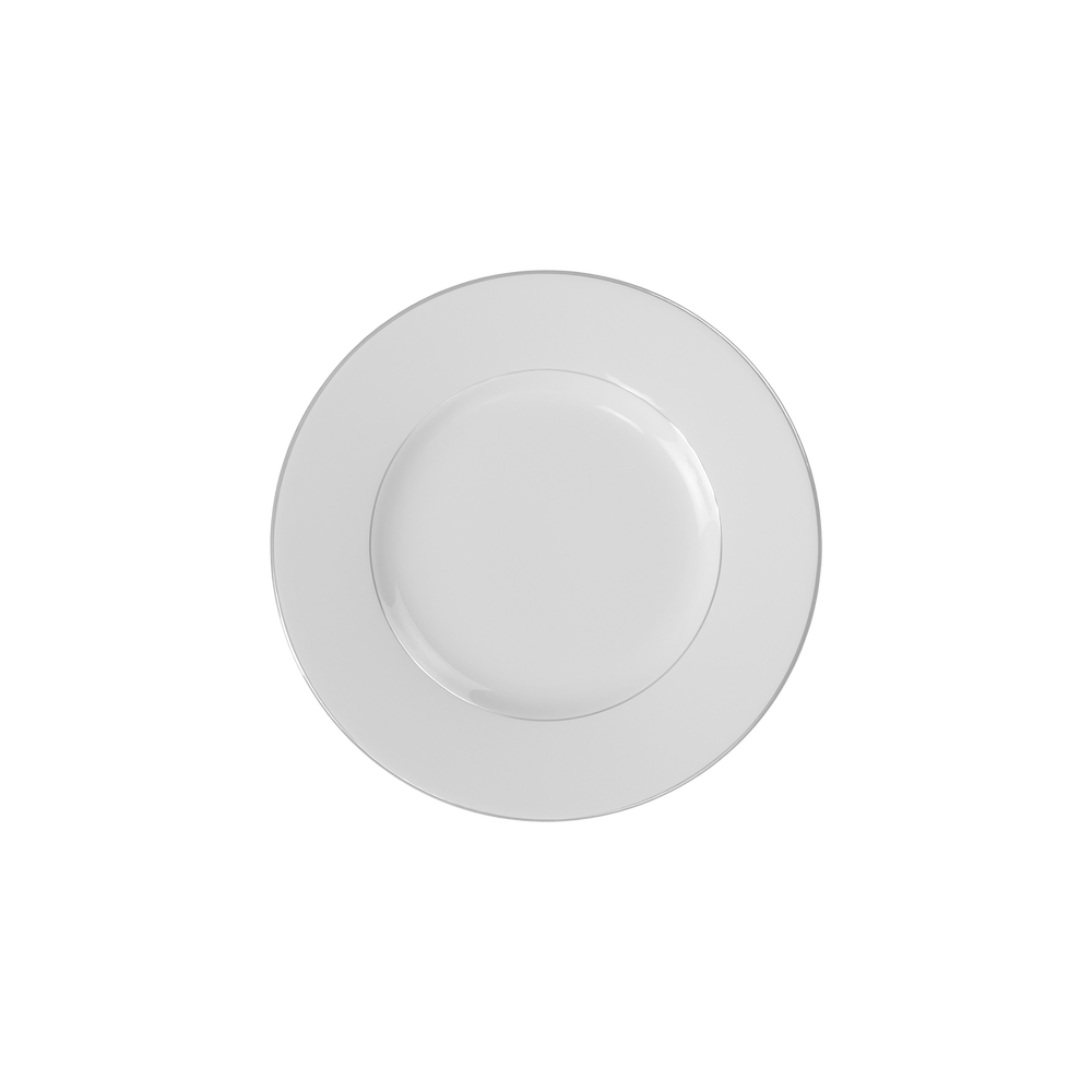 Anmut Salad/ Dessert Plate - White, 8.9'', Premium Bone Porcelain