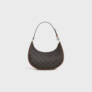 AVA BAG IN TRIOMPHE CANVAS AND CALFSKIN TAN