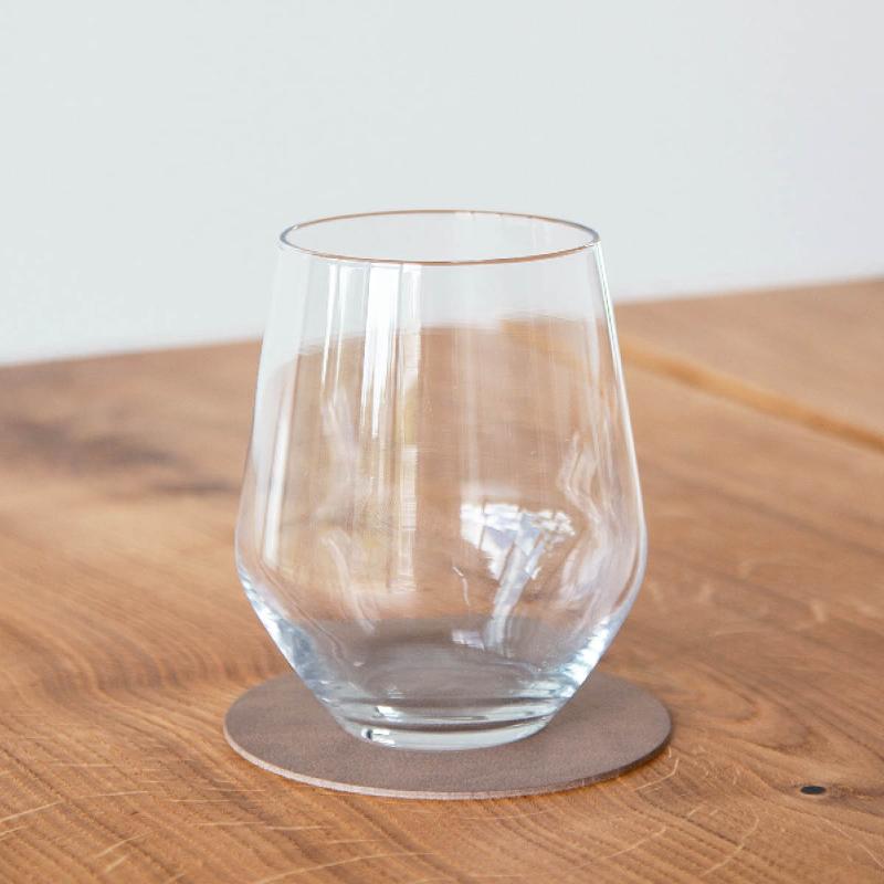 Circle Nupo glassbrikke brun