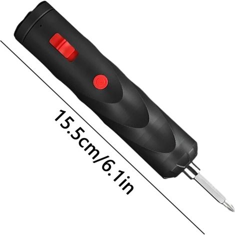 Visseuse Électrique Petit Tournevis Sans Fil,Kit Perceuse Visseuse Multifonction USB pour Meubles Électroniques Voiture Projets Artisanat Construction de Modèles Passionnés — vue 5