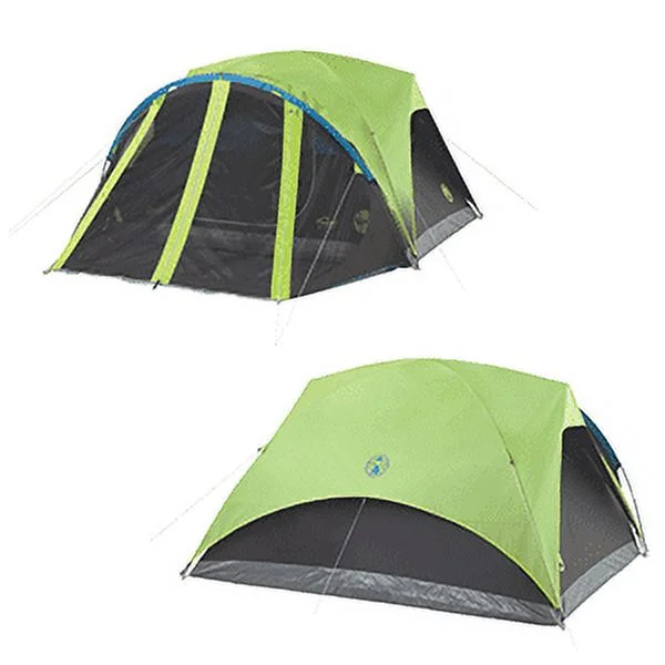 ® 4 Person Carlsbad™ Dark Room™ Dome Camping Tent with Screen Room, 2 Rooms, Green(4 Person) Image 3