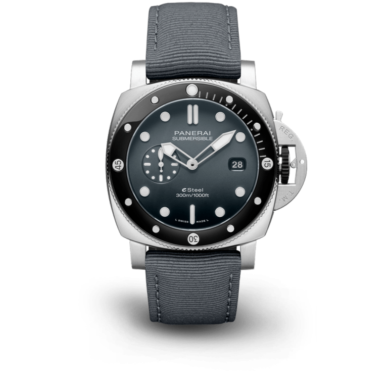 [Super Clone]Submersible Gray QuarantaQuattro ESteel™ Grigio Roccia 44mm