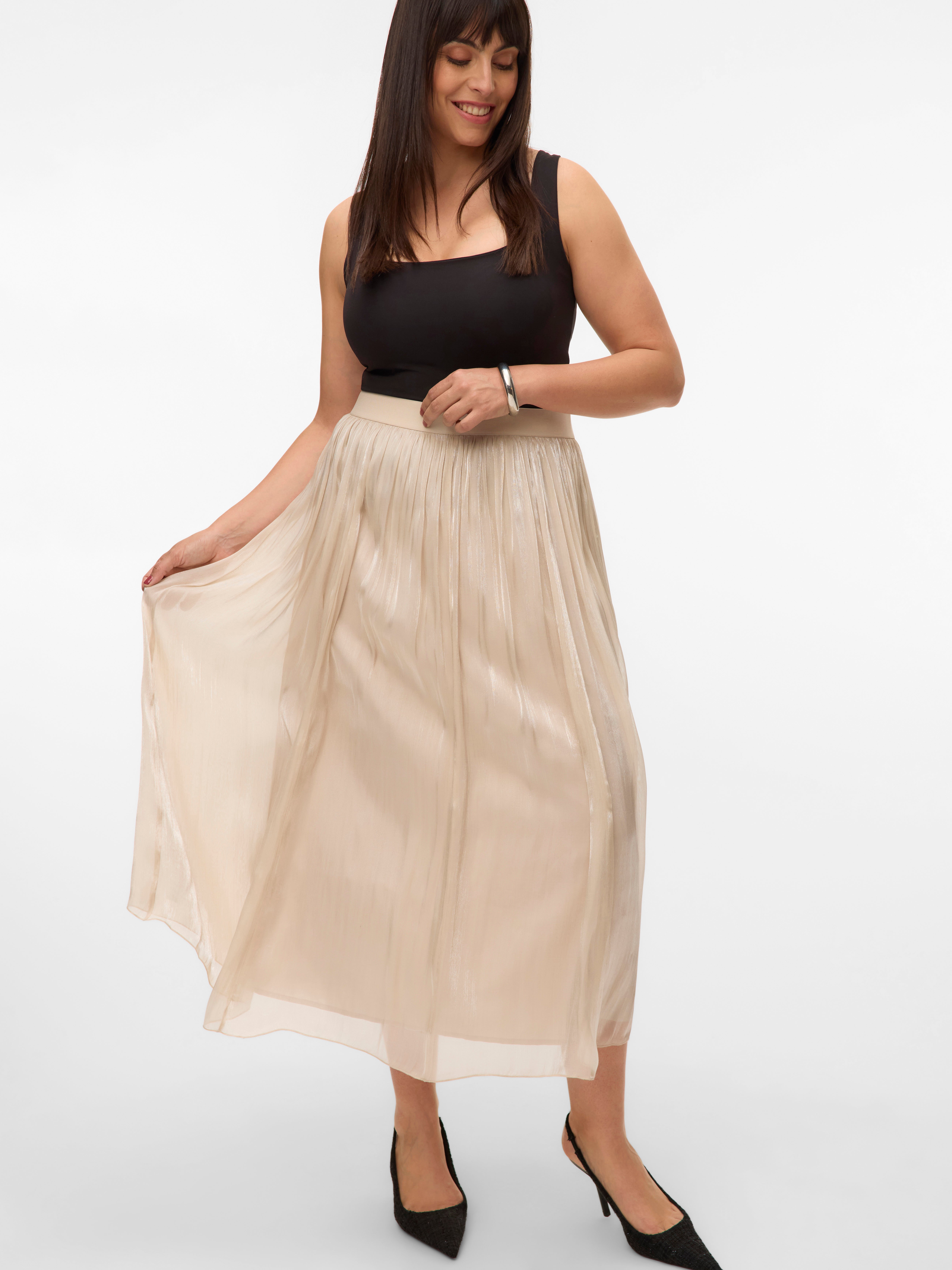 VERO MODA® VMCVIPS Mid waist Long skirt