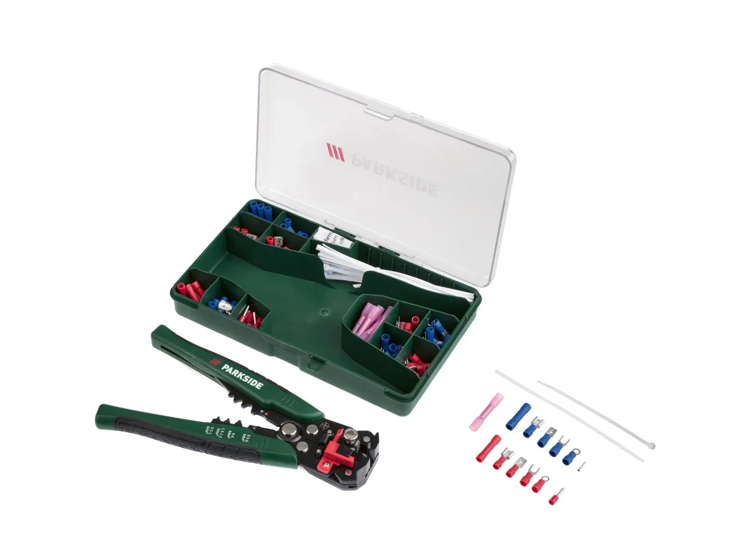 PARKSIDE Set de pince  dnuder et  sertir automatique, 231 pices