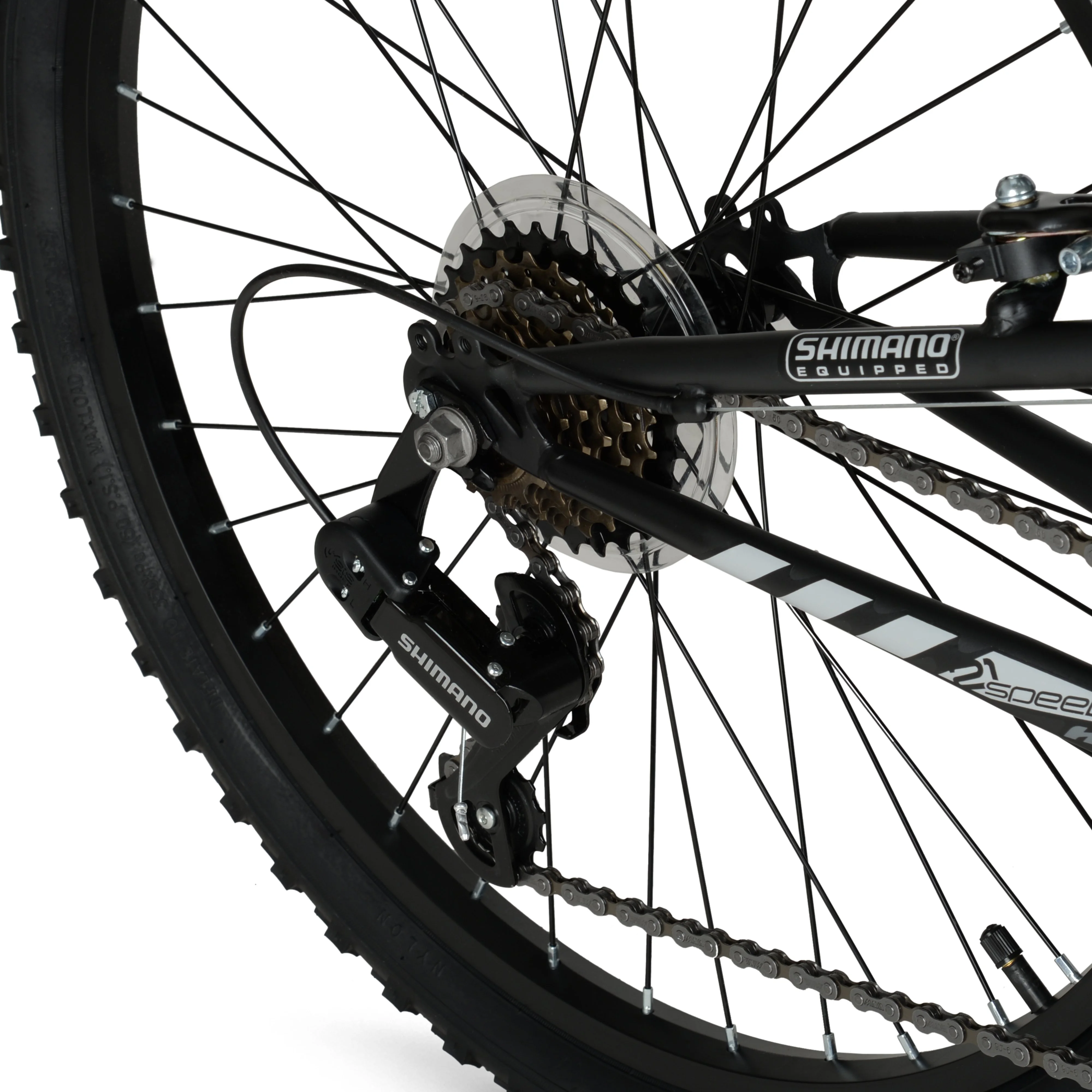 24" Havoc Mountain Bike, Youth/Adult, Recommended Ages 10 14 Years Old, Black Image 10