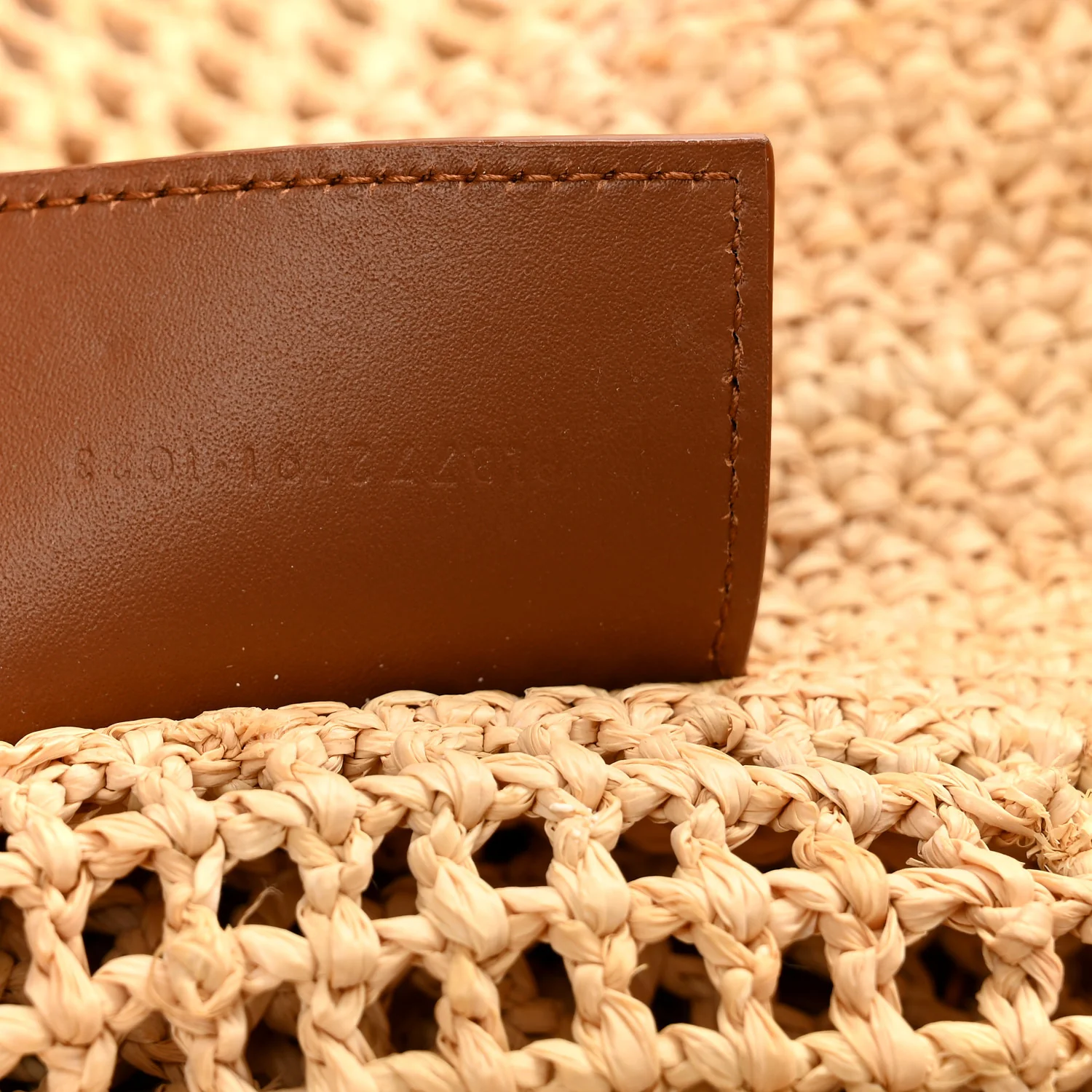 Raffia Icare Shopping Tote Natural