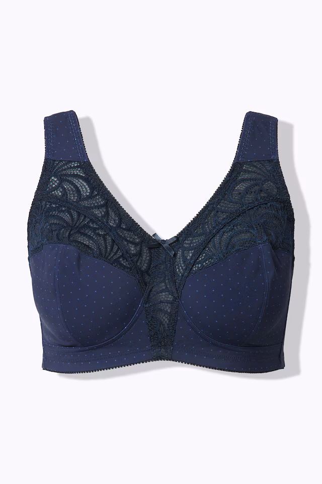 Dots and Lace Relief Bra