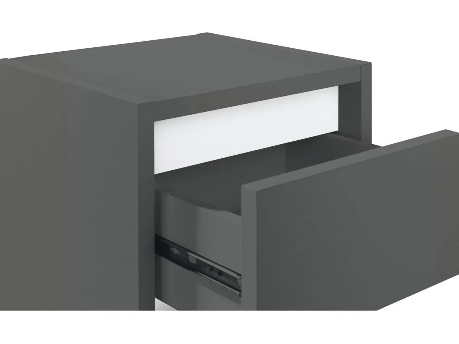 LIVARNO home Armoire latrale de salle de bains Oslo, 32 x 99 x 30 cm, anthracite