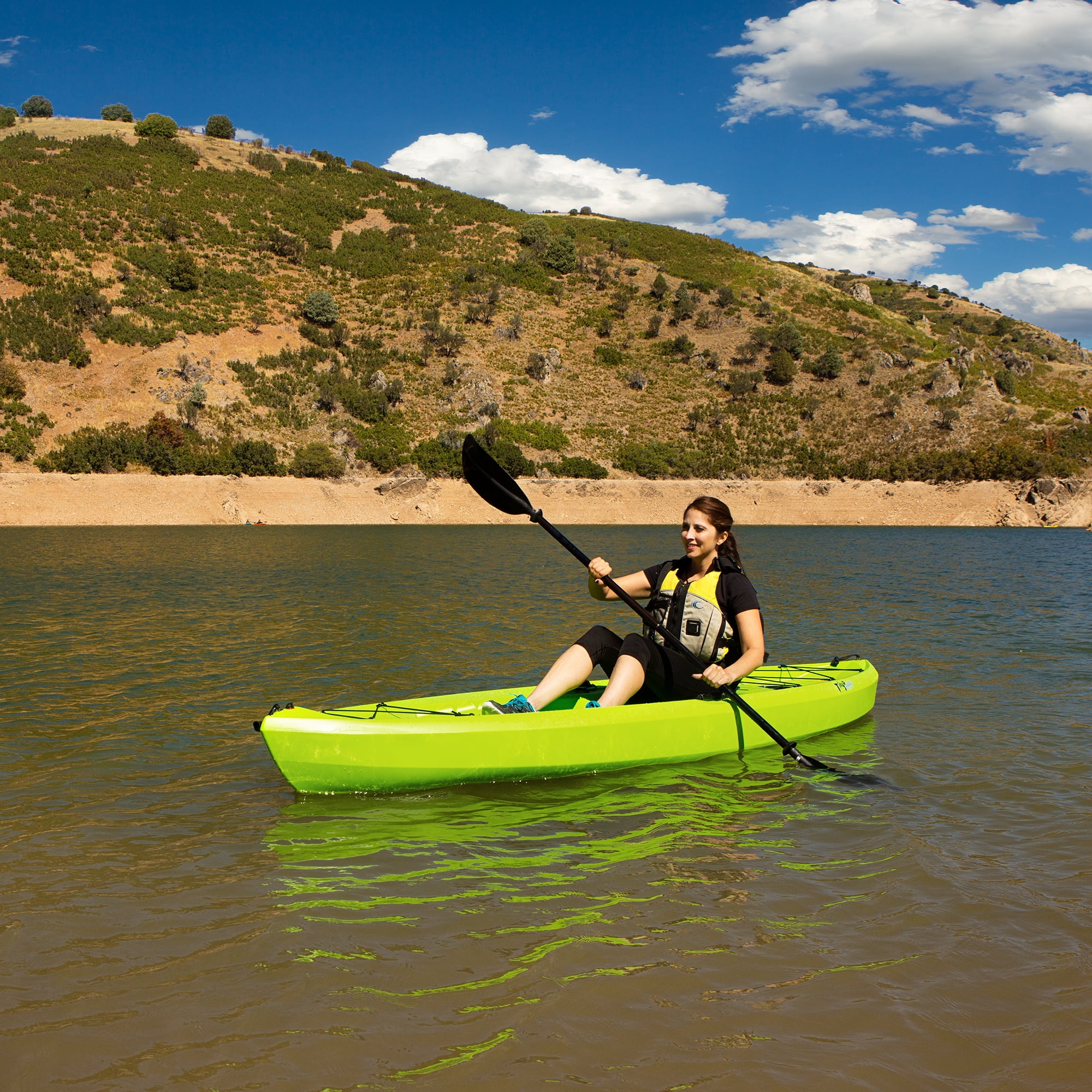 Tioga 10 ft Sit On Top Kayak, Lime Green (90534)(Lime Green/Single) Image 7
