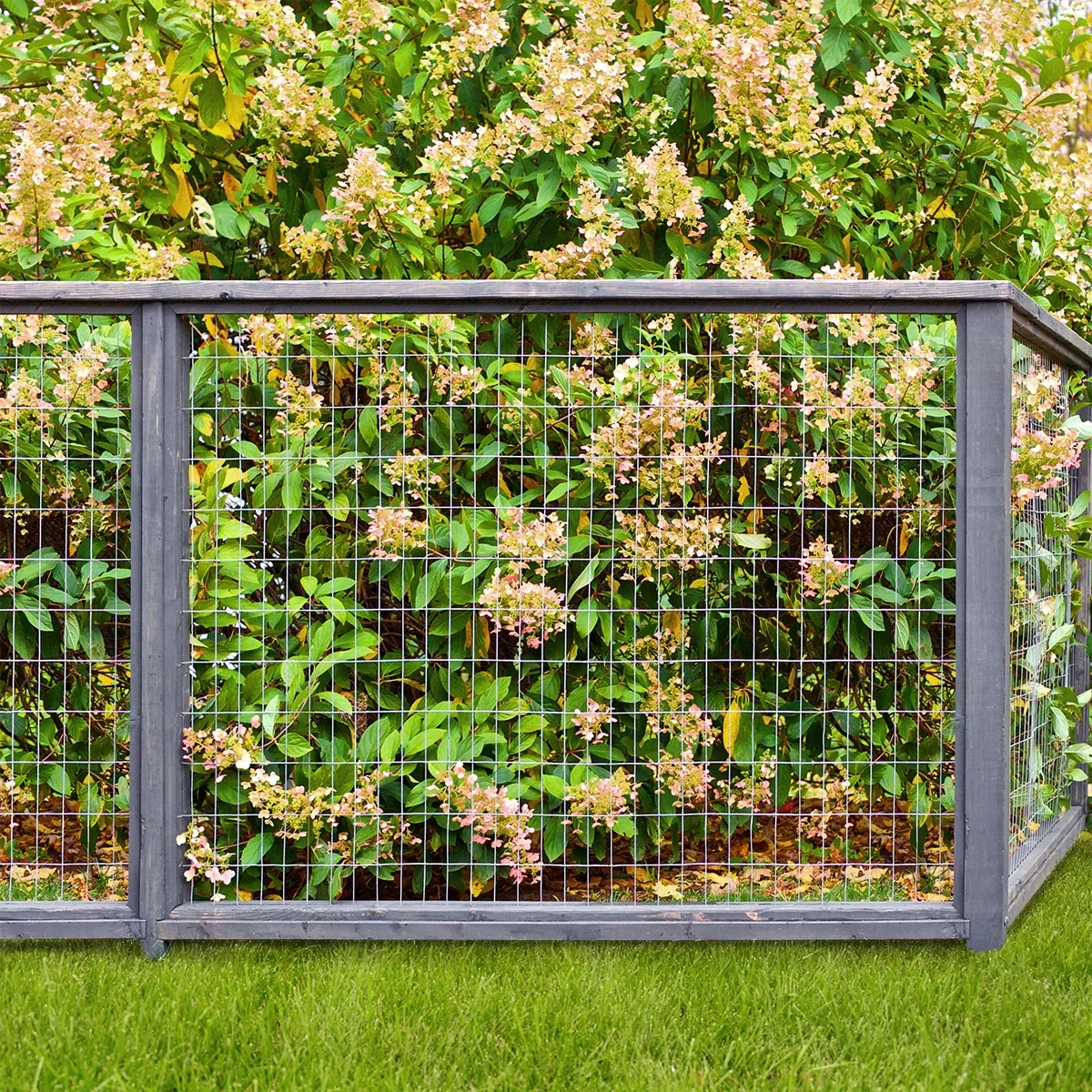 Garden Craft 36in H x 50ft L Galvanized Steel Gray Welded Wire Fence, Rolled Wire Fence