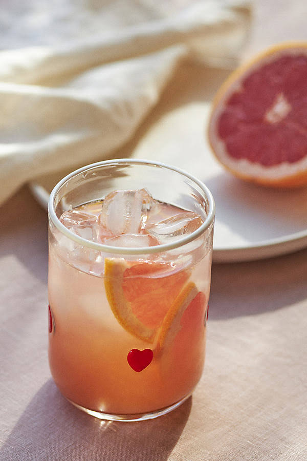 Icon Juice Glasses by Anthropologie in Red