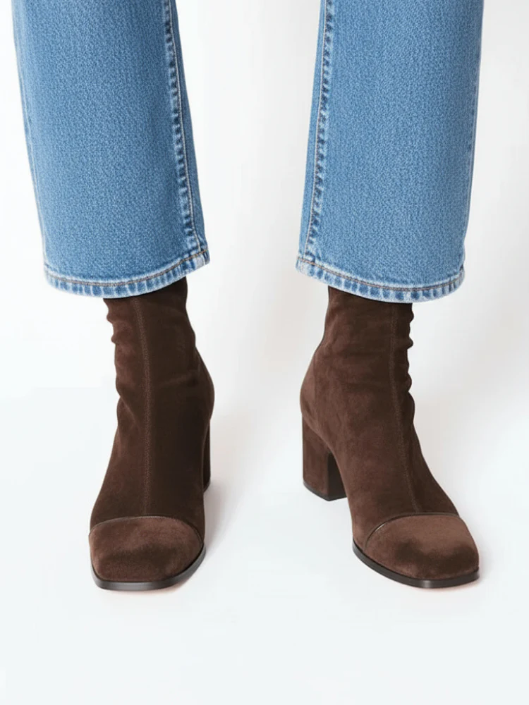 Bottes à talons élégantes