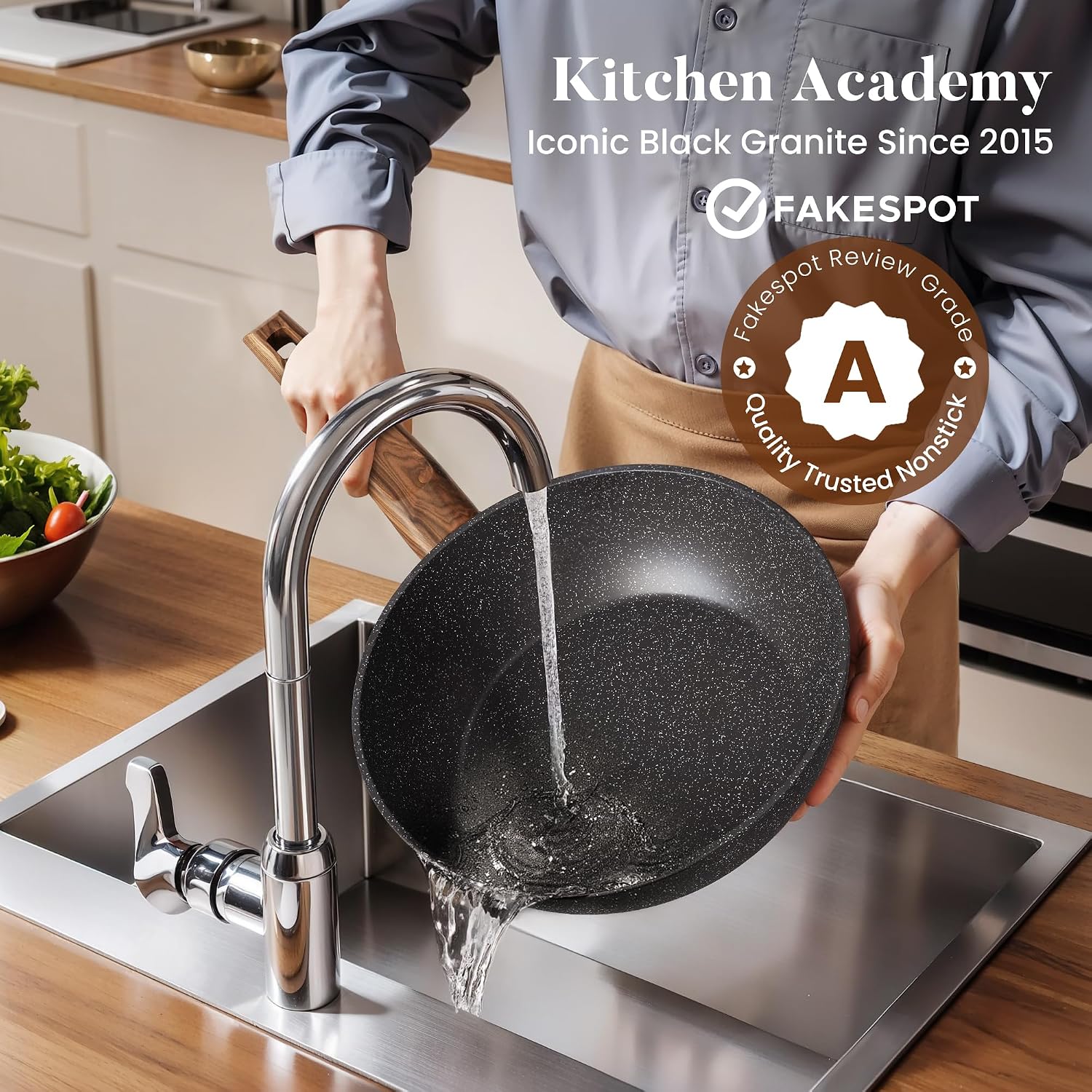 Kitchen Academy Induction Cookware & Bakeware Set, 30pcs Pots and Pans Set