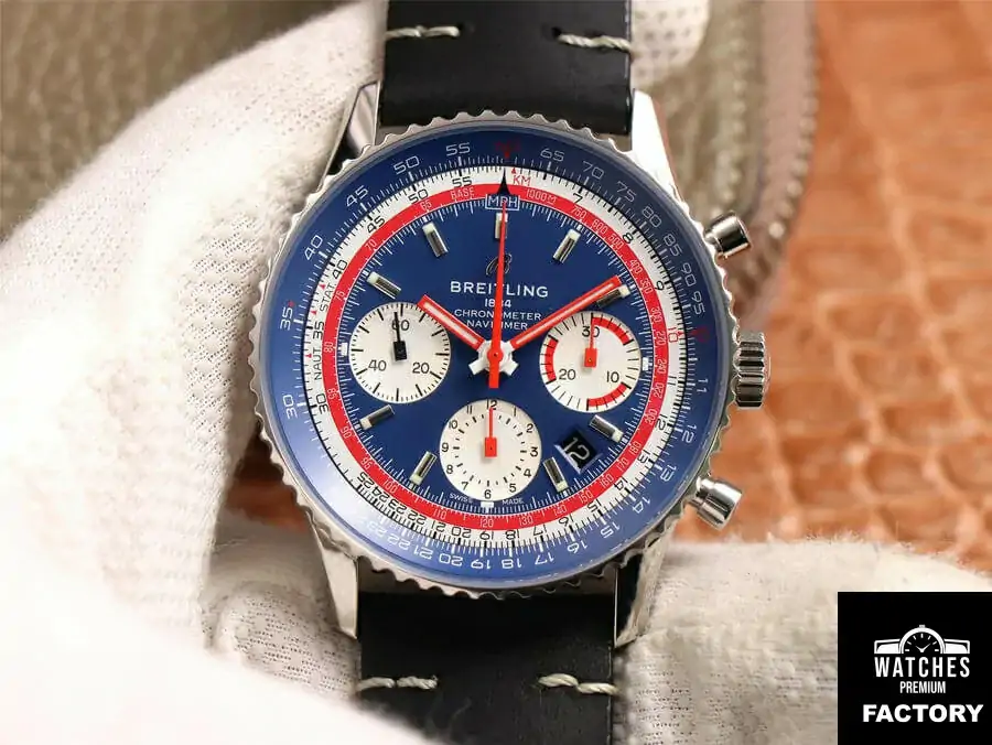 Breitling Navitimer AB01212B1C1A1 V9 Factory Black Strap
