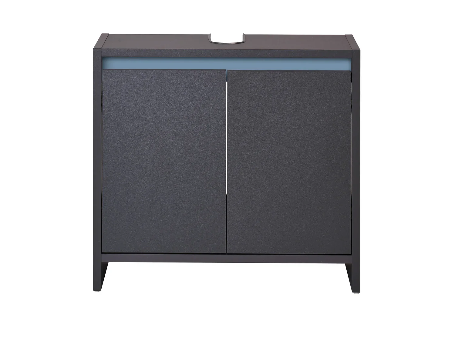 LIVARNO home Meuble sous-vasque Oslo, 60 x 55 x 28 cm, anthracite