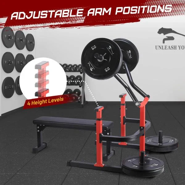 Chest Press Machine, 1050LBS Capacity, Independent Converging Arms, Weight Bench Press with Adjustable Flat Bench for Upper Body Workouts,…