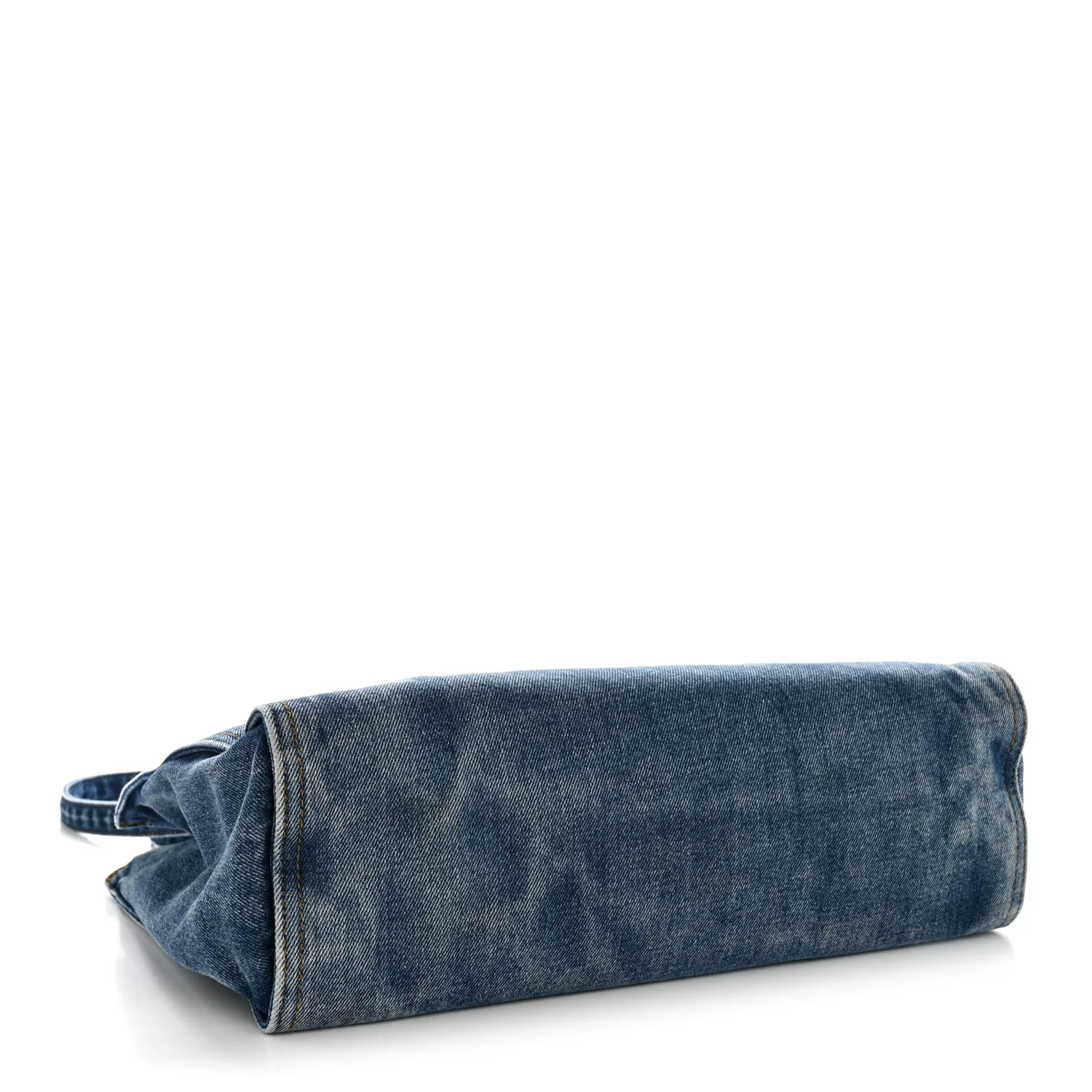 Denim Medium Shopping Bag Blue