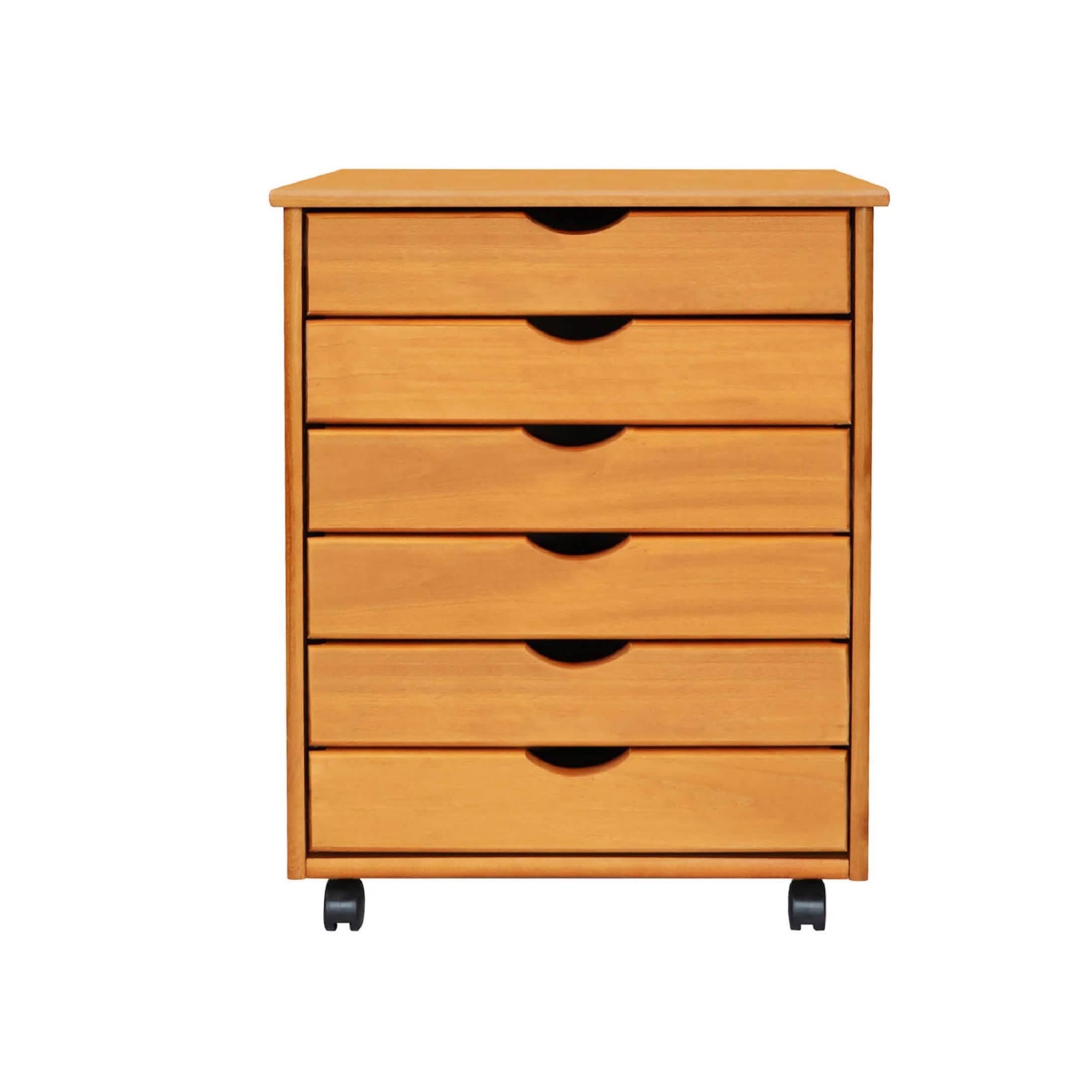 Adeptus 6 Drawer Wide Roll Cart