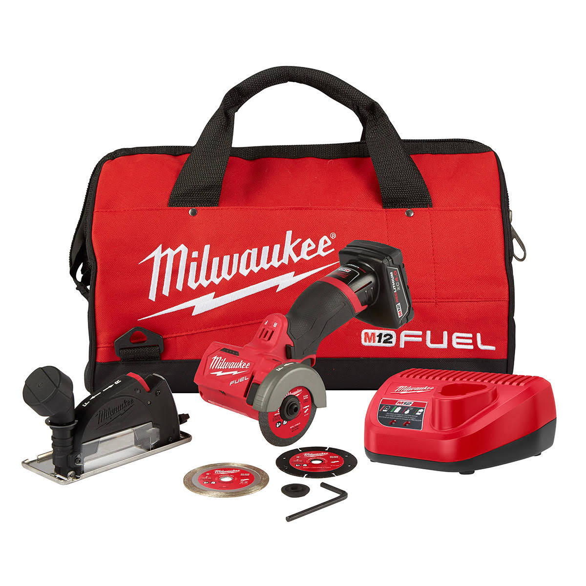 Milwaukee 2522-21XC - M12 Fuel 3 Compact Cut Off Tool Kit