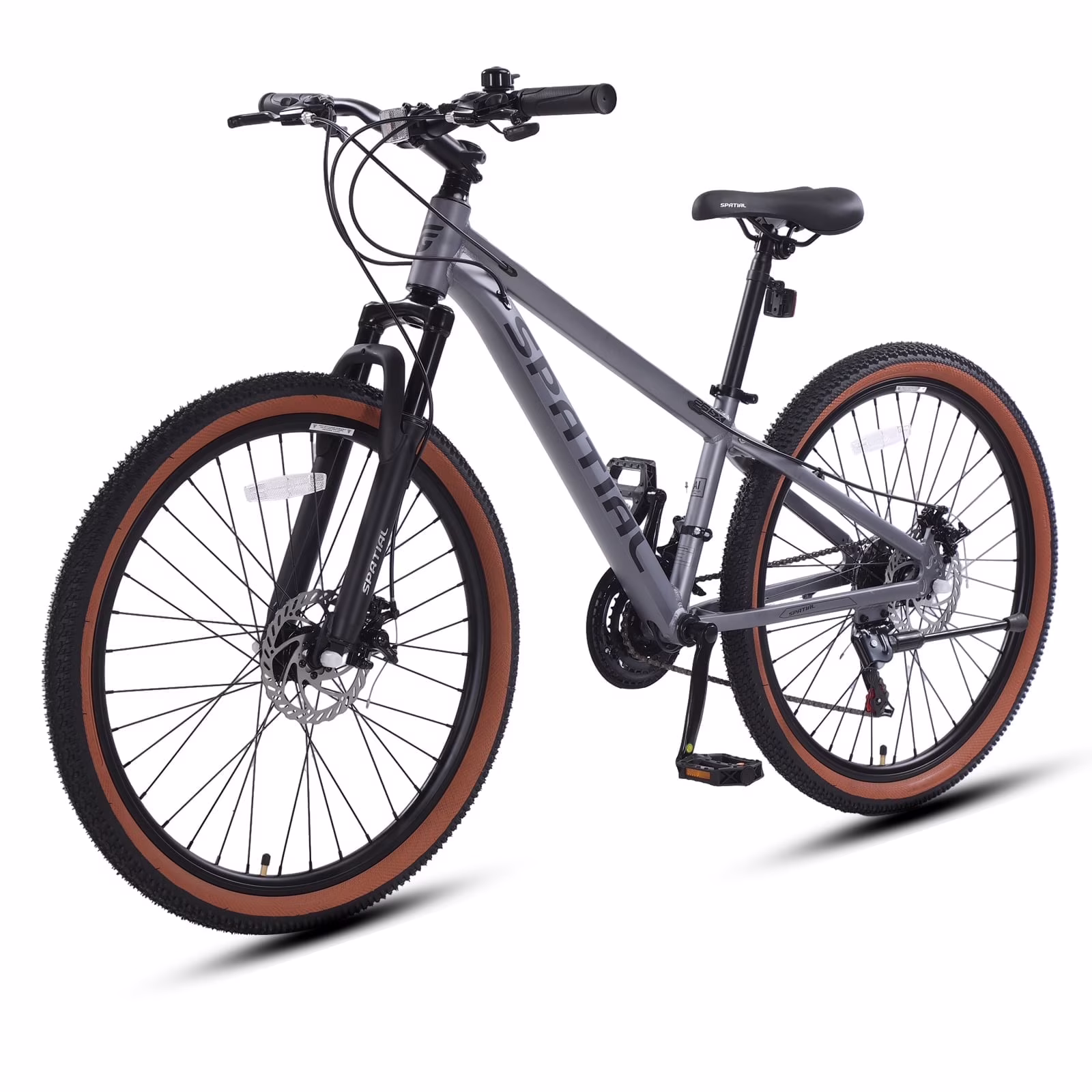 SPATIAL 24/26/27.5/29 inch Mountain Bike,8/21 Speed Lightweight Aluminum Magensium Frame Mountain Bicycle,Fits Men Women Teenagers Adult Disc Brake MTB Bicycle