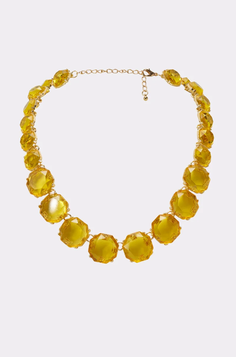 CITRINE STATEMENT NECKLACE - Akira Store