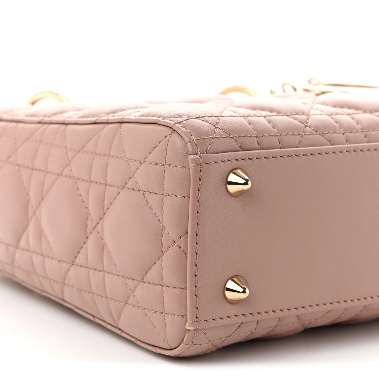 Lambskin Cannage Small Lucky Badges My Lady Dior Fard