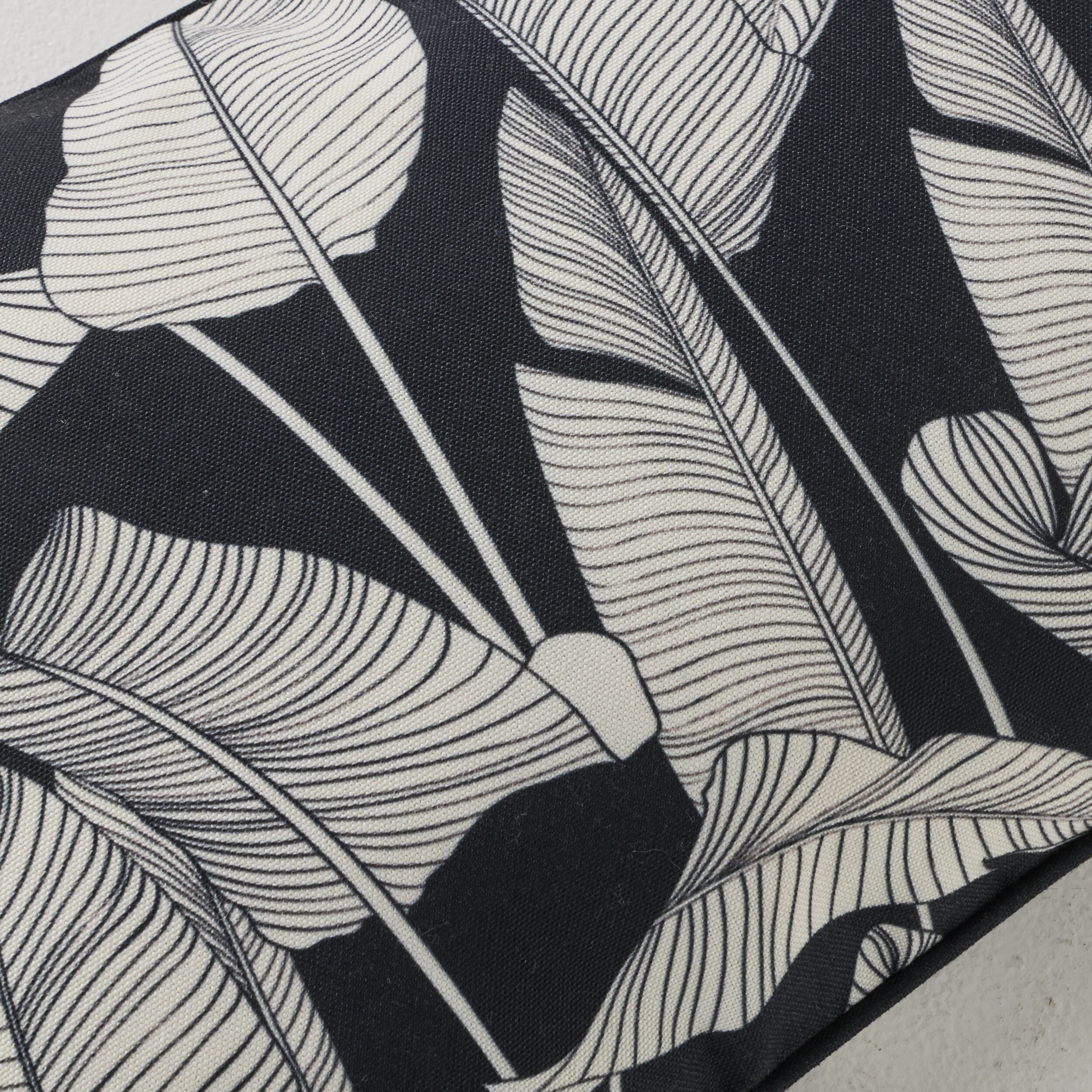 Aruba Night Leaf Outdoor Cushion 35x55cm