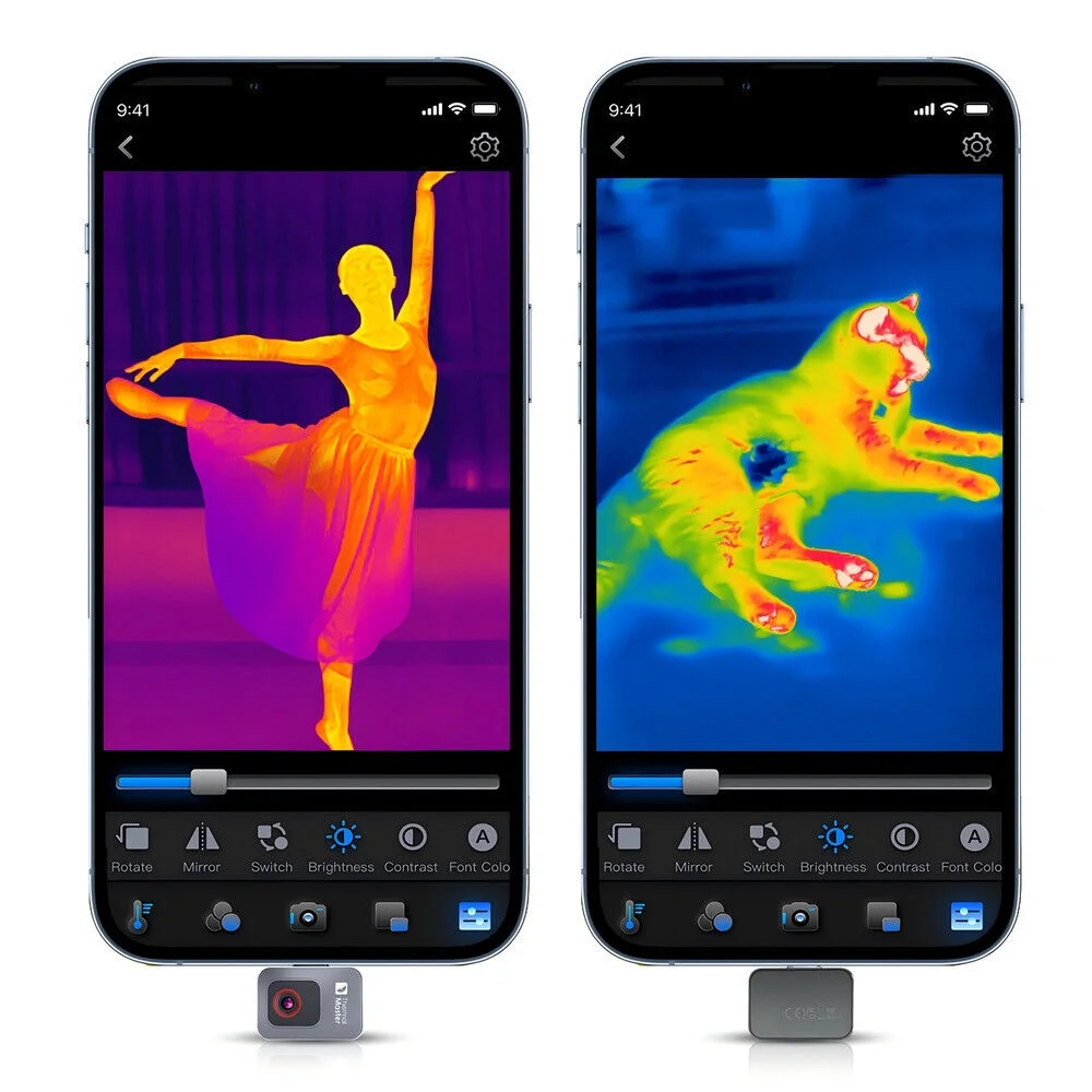 P2 (Android) 256��192 15XZoom Thermal Imaging Camera for Phone US Image 3