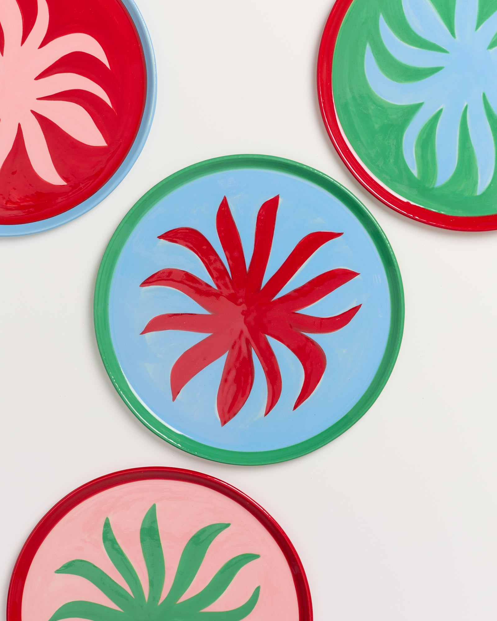 MAM X ISIS MARIA - SMALL PLATE PALM MIX SET OF 4