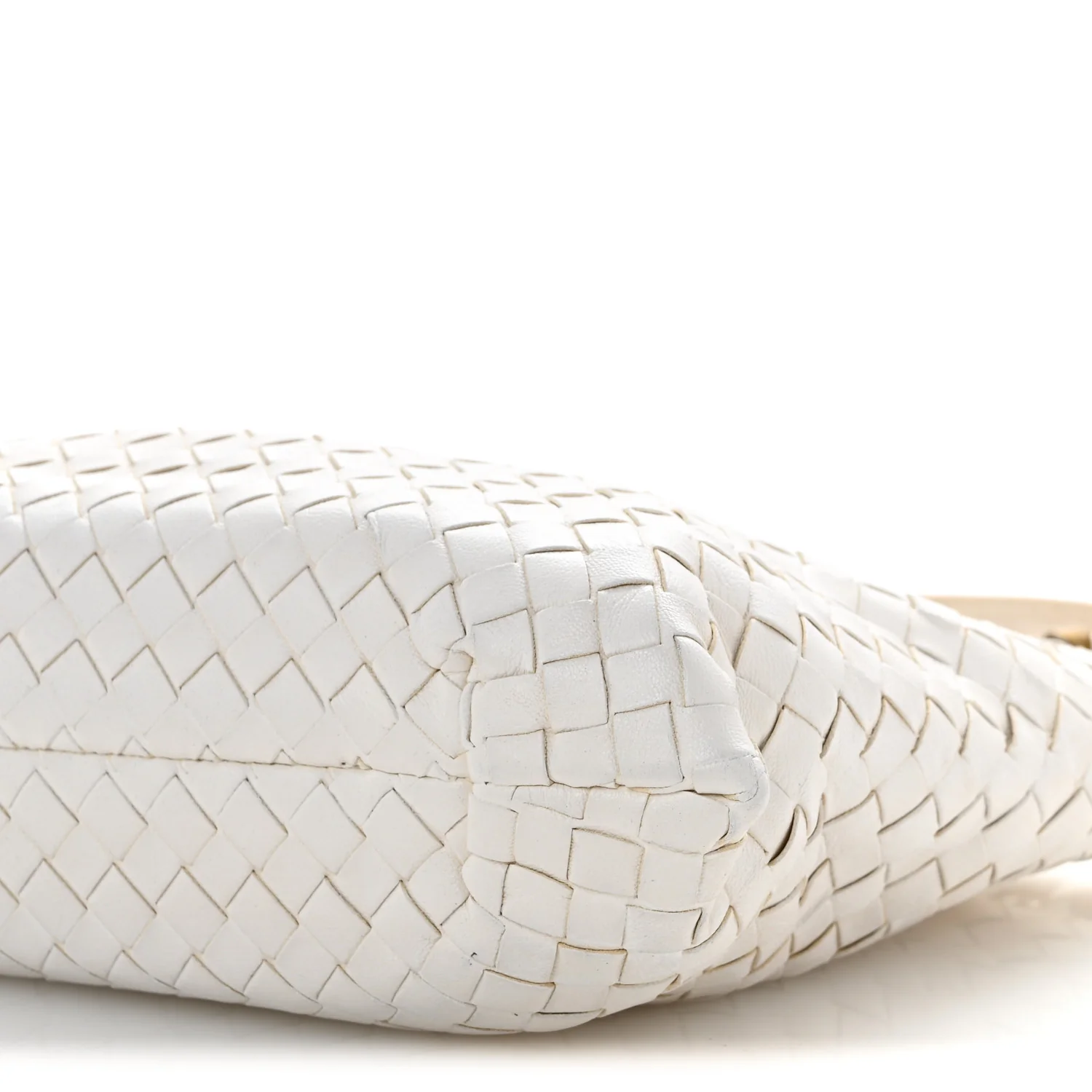 Nappa Intrecciato Small Capri Tote White