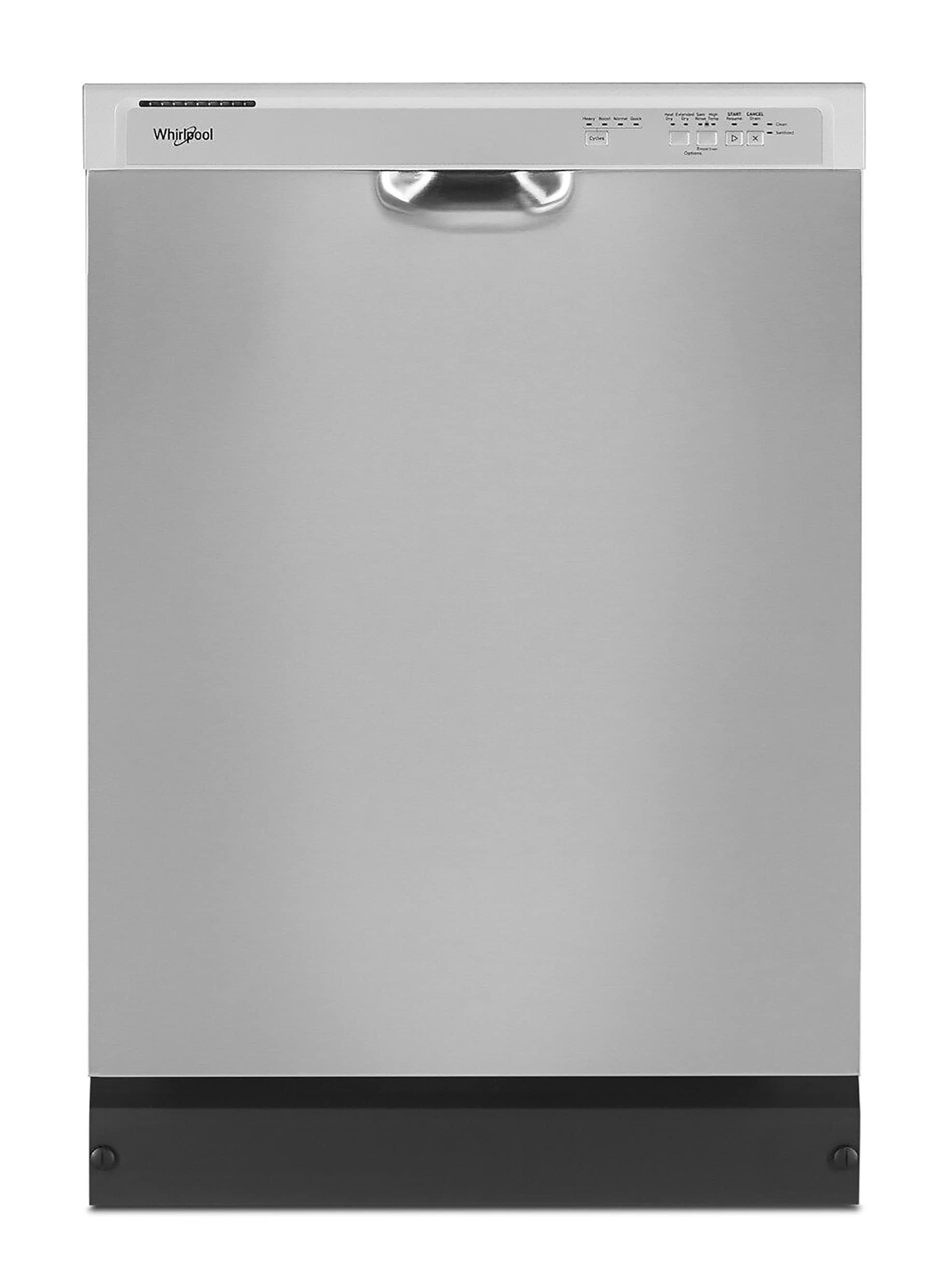Whirlpool Quiet Dishwasher with Boost Cycle Stainless Steel