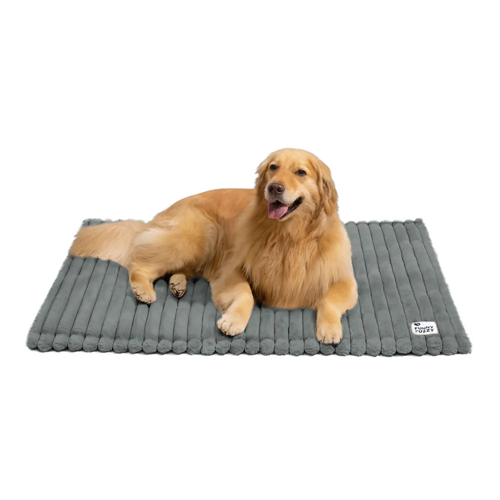 Fluffy Faux Rabbit Fur Washable Warm Pet Mat - ComfyEase