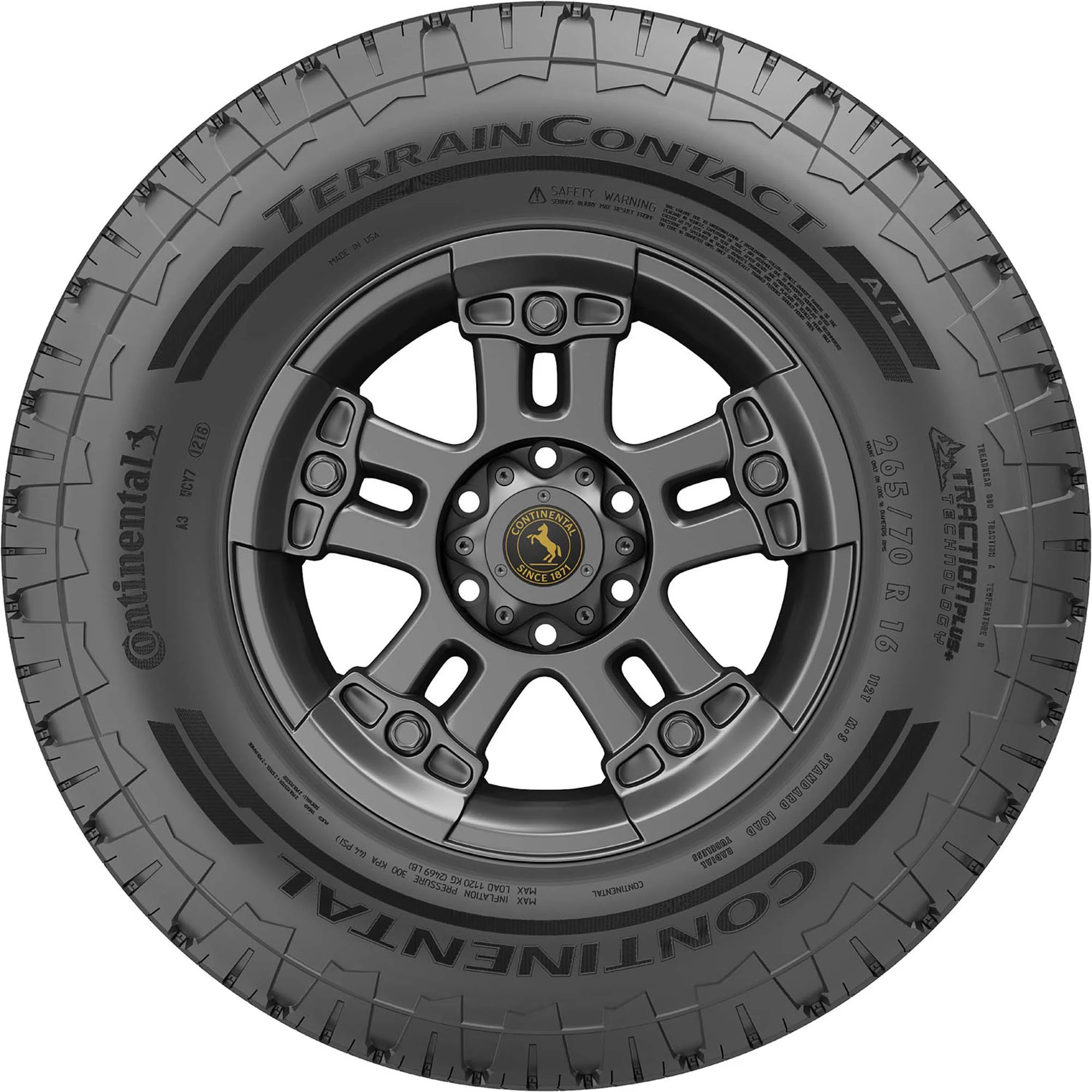 Continental Terrain Contact A/T 265/70R17 121 S Tire