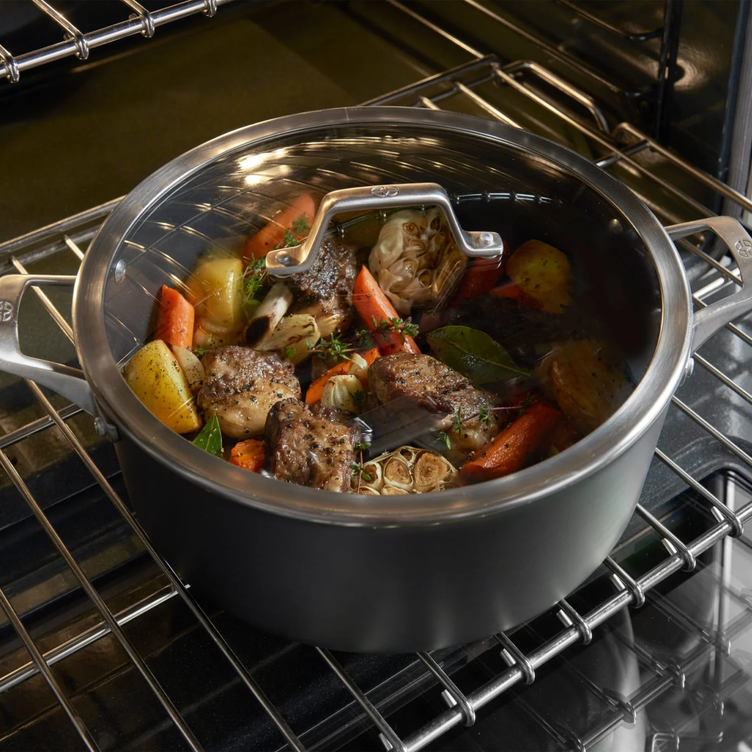 Calphalon Premier Hard - Anodized Nonstick 8.5 - Quart Dutch Oven with Lid
