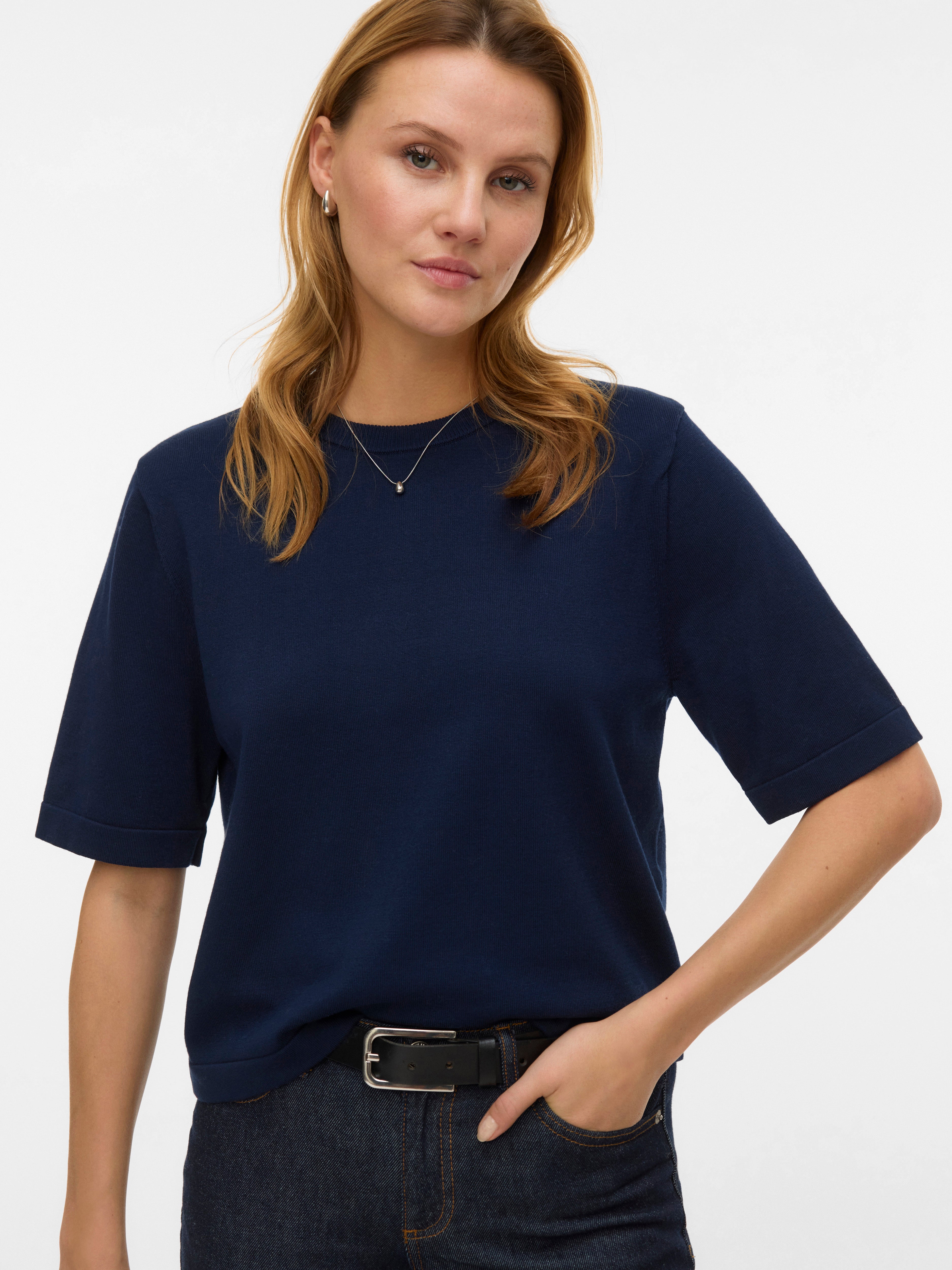 VERO MODA® VMSILJE Knitted pullover