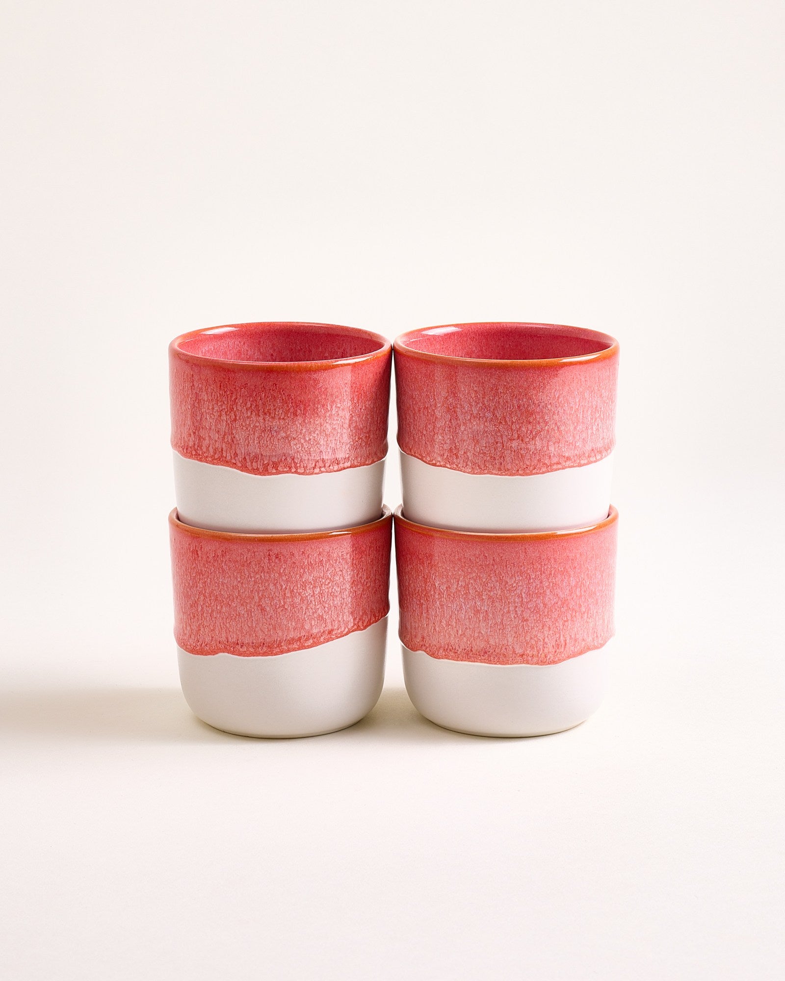 COIMBRA - LARGE CUP PINK SET OF 4