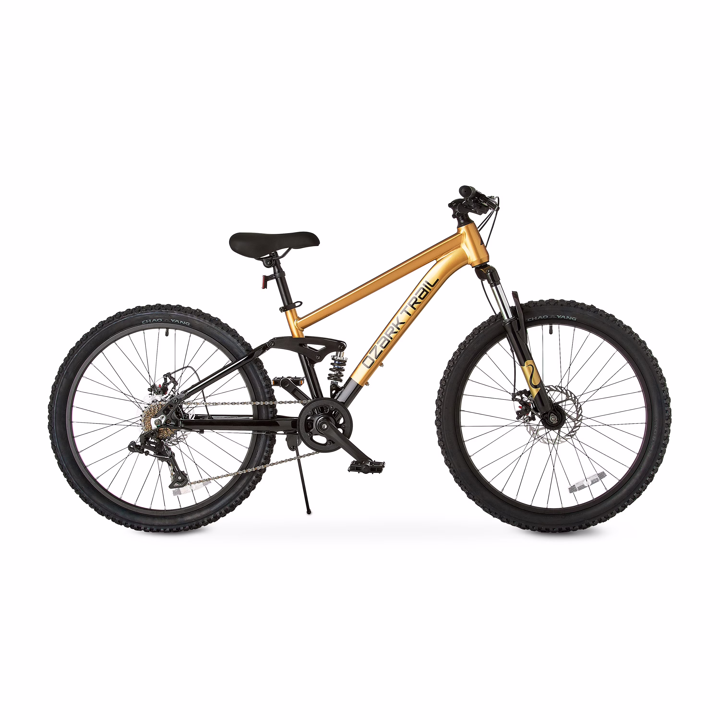 24" FS 1 Epictrail Full Suspension Mountain Bike, For Teens and Adults, Heights between 4'6" 5'6", Silver(White) Image 3