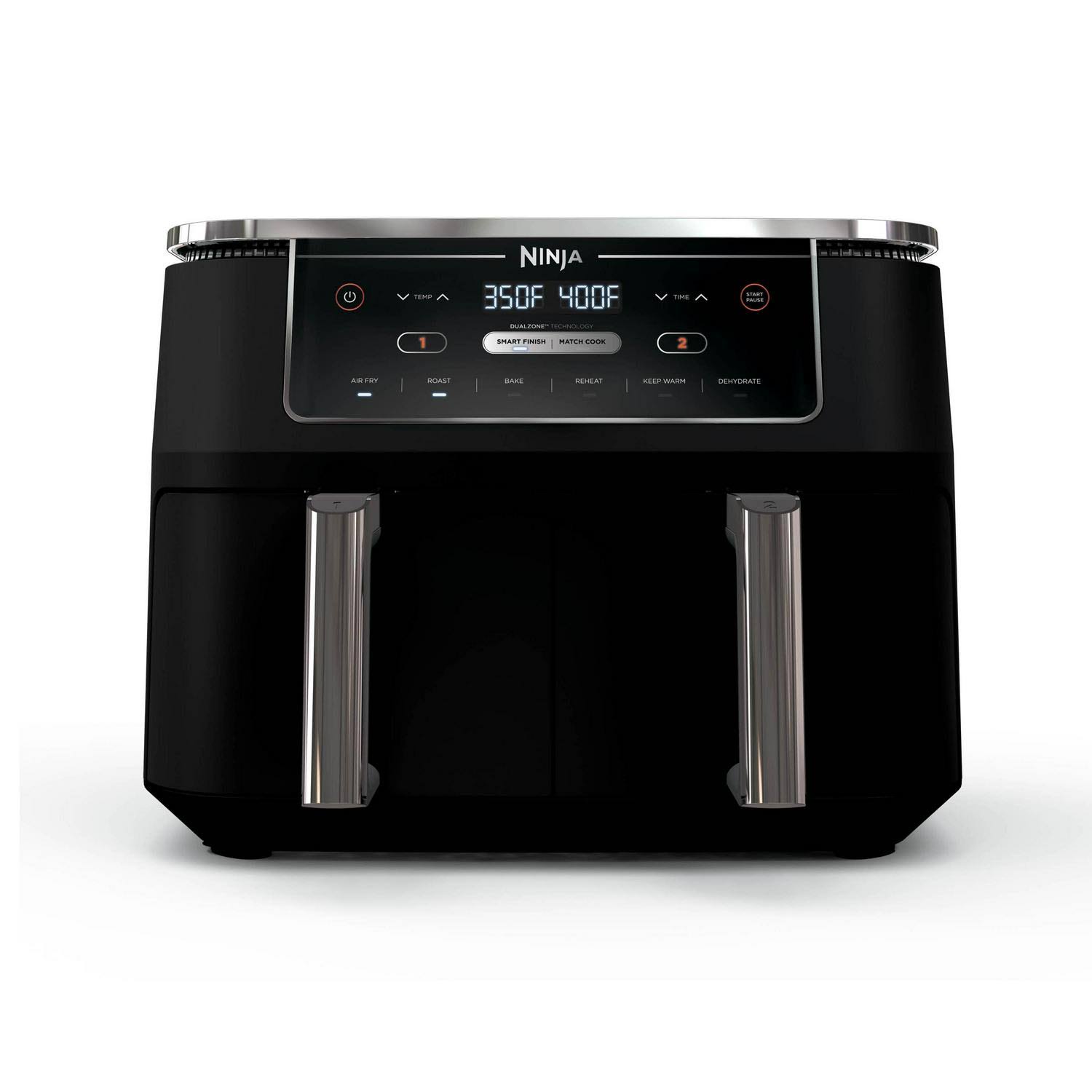 Ninja Foodi 6-in-1 10-Quart. 2-Basket Air Fryer with DualZone TECHNOLOGY- Air Fry, Roast, and More, Dz300wm