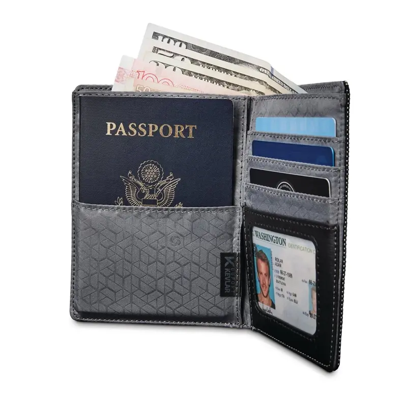 Black/Silver SXK RFID Passport Wallet Wallets & Passport Covers | 8723-EDXKT - SAMSONITE OUTLET